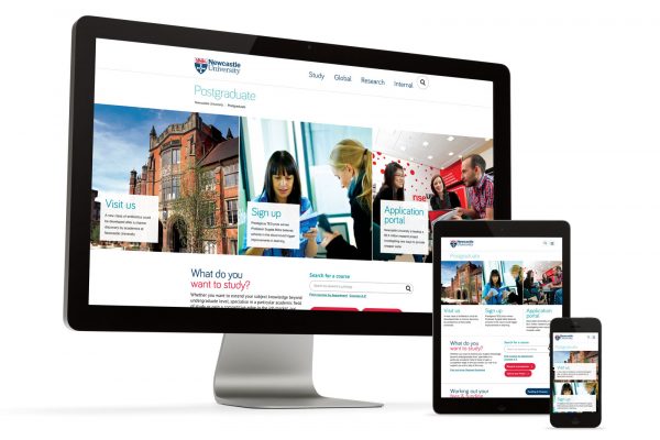 Newcastle University Post Graduate - Web Design